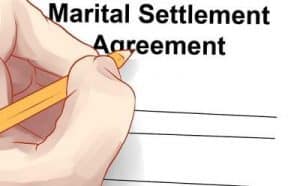 martial settlement agreement San Jose